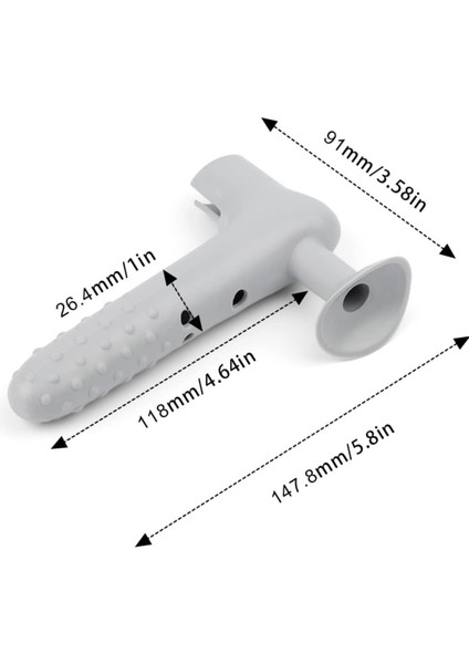 2 Adet Silikon Vantuzlu Kapı Kolu Kılıfı ,duvar Koruma Mobilya Kulpları Gri Hk modelleri