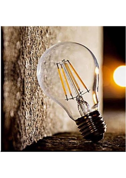 Beyaz A60 Ampül LED Ampul 6500K E27 ( Beyaz ) ( A60 ) Tekli Beyaz Işık E27 Rustik Ampul 0 - 250 Watt fiyatları