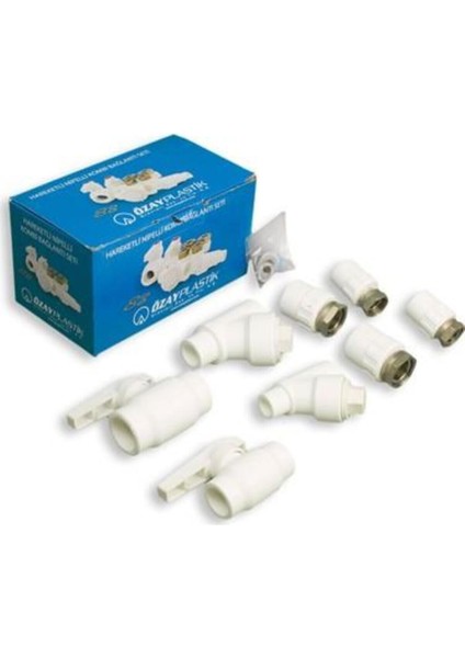 Kombi Seti Düz 8li Klozet Kapağı Vida Seti