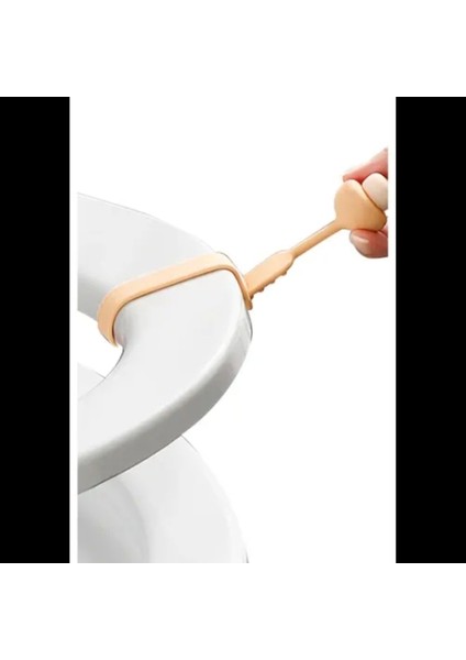 Silikon Klozet Kaldırma Aparatı 3 Adet Çok Renkli Plastik