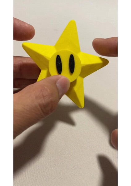Super Mario Star Fidget Spinner, Ams Gerekmez (Özelleştirilebilir Tasarım) fiyatları