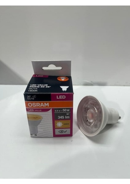 GU10 Duylu 6,9 W LED Ampul 1800 Kelvin Amber Işık Tekli Sarı Işık GU10 LED Ampul 6,5 Watt Yok A'dan