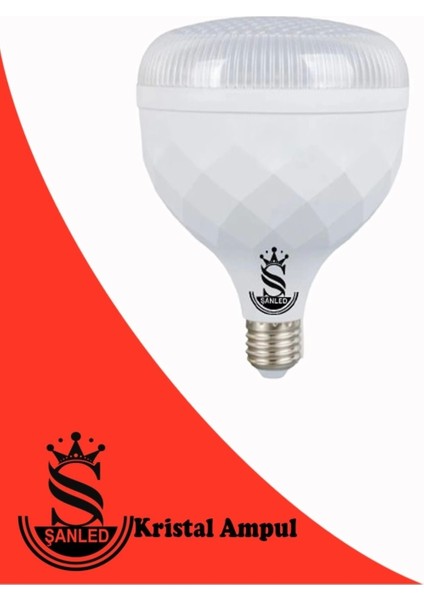 50W Kristal Tasarruflu E27 Beyaz Işık Torch LED Ampul-1-2-4-6-8-10 Adettir Tekli Beyaz Işık E27 LED fırsatları