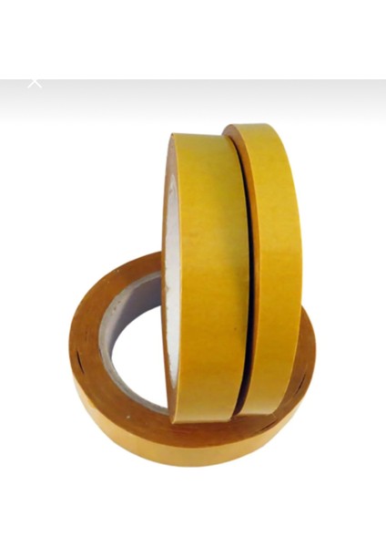 Çift Taraflı Bant 19MM GENIŞLIKX25MT Uzunluk Çift Taraflı Bant Şeffaf fırsatları