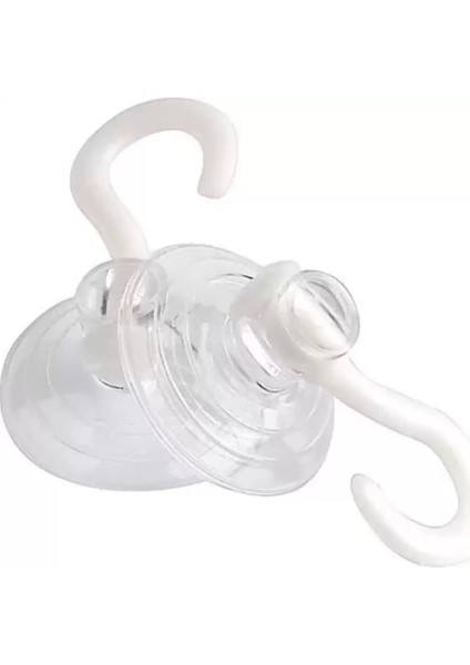 Vantuz Öpücük Vantuzlu Askı Öpücük Askı 100 Adet Cam Vantuzu Cap 3 cm Belirtilmemiş Beyaz