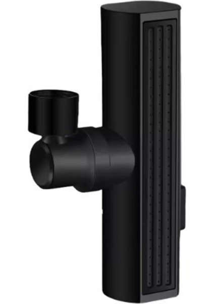 Sardıcı Universal Black Serisi Musluk Ucu Çok Fonksiyonlu Siyah Su Tasarrufu Şelale Tipi 2 Yıl Krom