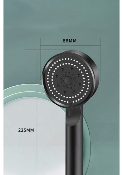 5 Fonksiyonlu Kaliteli Banyo Duş Başlığı Yüksek Basınçlı Duş Başlığı Seti Duş Sistemi Duş Başlığı Si fiyatları