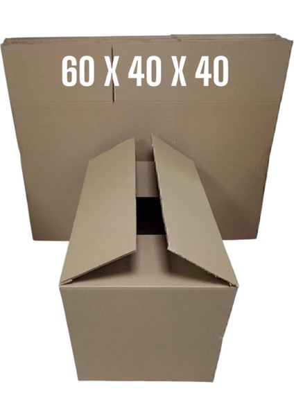 1 Adet 60 x 40 x 40 Çift Oluklu Dopel Koli Taşıma Kolisi Yeşil 60 x 40 x 40 Tekli Taşıma Kolisi Çif