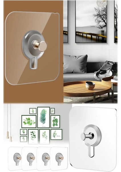 10 Adet Kiracılar Için Banyo Çerçeve Askısı Vidasız Dayanıklı Iz Bırakmayan Duvara Zarar Vermez Hızl fırsatları