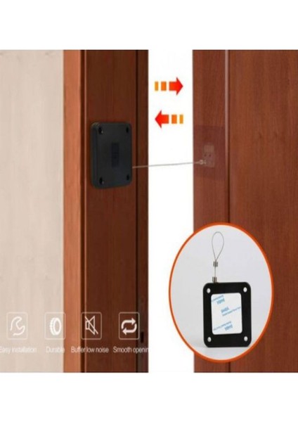 Çelik Tel Ipli Otomatik Makaralı Kapı Kapatıcı Çekici 120 cm Makaralı Kapı Kapatıcı indirimleri