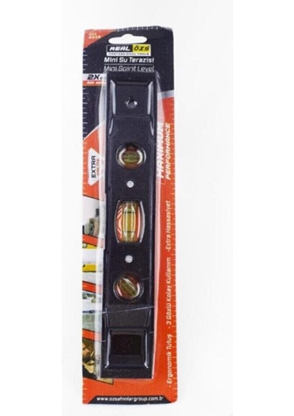 Real Özs Mini Su Terazisi Mıknatıslı 23 cm ÖZS-8438 23 cm