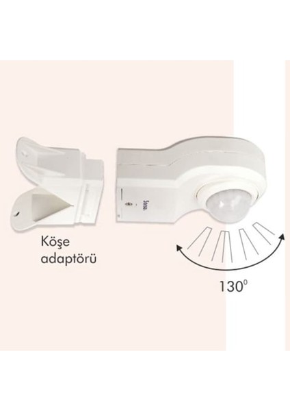 130 Derece Köşe Sensörü IP44 SNS-CRN130 modelleri