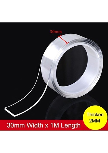 3 Metre Çift Taraflı Nano Teknolojili Süper Güçlü Bant Extra Güçlü Duvar Çerçeve Taşıyıcı Süper Güçl