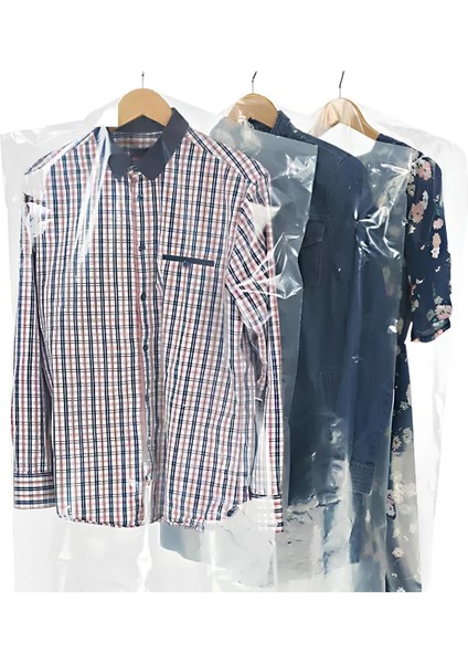 Elbise Poşeti - 60 x 90 cm Koruyucu Naylon Torba 50 Adet 60 x 90 Tr indirimleri