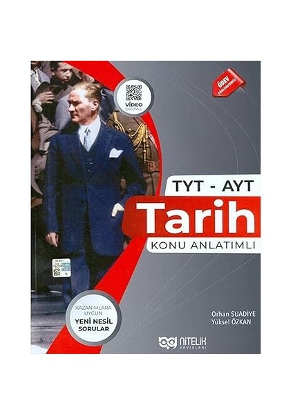 Yks Tyt - Ayt Tarih Konu Anlatımlı + Yapışkanlı Not Kağıdı