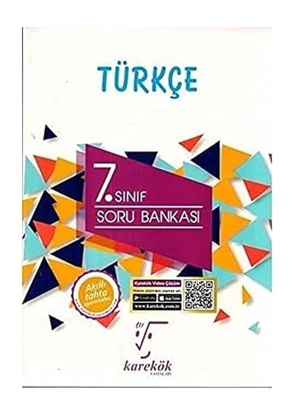 Karekök 7.sınıf Türkçe Soru Bankası Yeni + Yapışkanlı Not Kağıdı