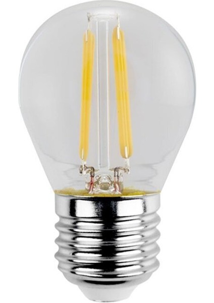 LED Rustik Ampul G45 4W 2700K Gün Işığı Noas YL92-2111 Tekli Sarı Işık E27 Rustik Ampul 4 Watt Yok A