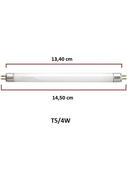 Sinek Ampülü Floresan 4W Bl T5 14,5 cm Şavk Tekli Mavi Işık G13 Floresan Ampul 4 Watt Yok A'dan G'ye modelleri