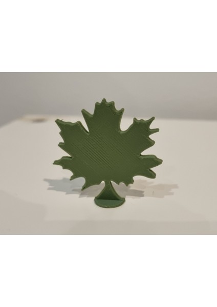 Terraryum Için Aksesuar - Dekor - Akçaağaç Yaprağı (Özelleştirilebilir Tasarım)