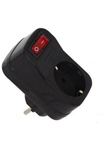 Asgrup Tekli Akım Korumalı Fiş Priz Elektrik Prizi