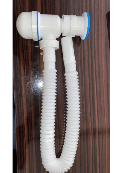 Körüklü Tahliye Taslı Lavabo Evye Sifonu - Depolu Lavabo Evye Gider Borusu 75 cm Gırtlak fiyatları