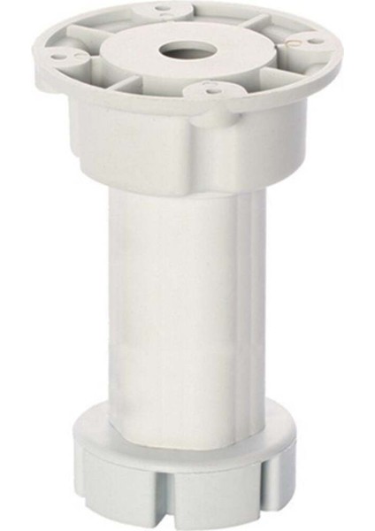 Ayarlanabilir Plastik Baza Ayak - 12-17CM - Gri- 10 Adet Beyaz 10'lu Baza Ayağı Tr