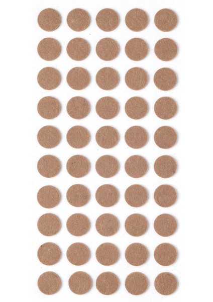 50 Adet Yapışkanlı Sandalye, Masa, Koltuk Altı Parke Koruma Keçesi, Yuvarlak, 1,8 cm Keçeler Çok Ren