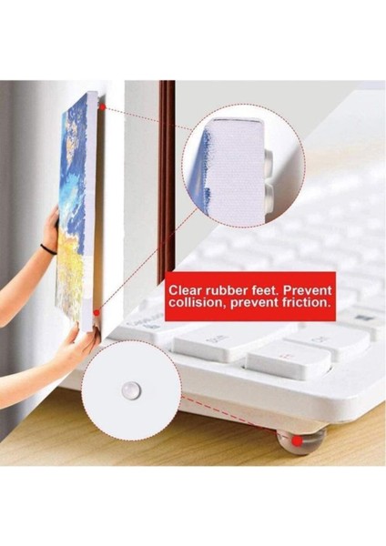 15 Adet 22 mm Şeffaf Silikon Bazlı Ses Stoperi Duvar Yüzeyi Dolap Kapı Tampon Koruyucu Hızlı Yapıştı fiyatları