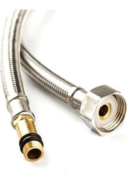 Sıcak Soğuk Su Batarya Bağlantı Hortumu 3/8 M10 70 cm