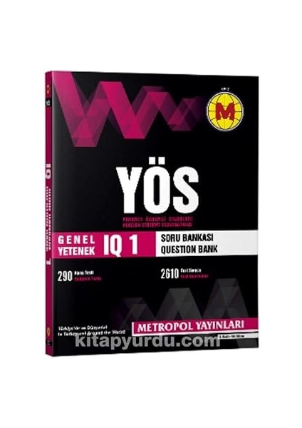 Metropol Yös Iq Soru Bankası 1 + Yapışkanlı Not Kağıdı