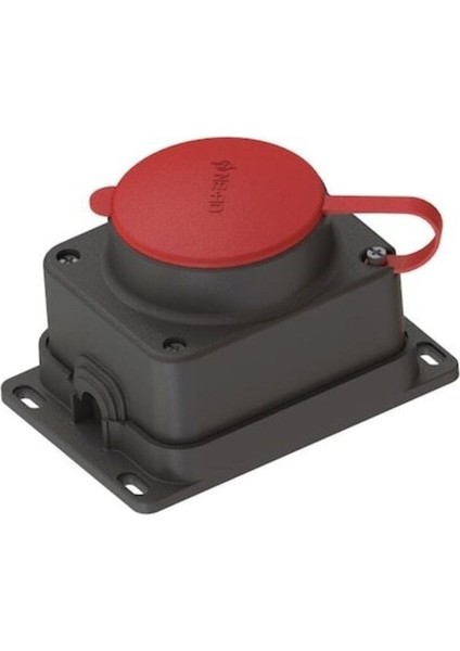 Nead 3X25 A Kauçuk Kapaklı Duvar Priz Renkli Elektrik Prizi