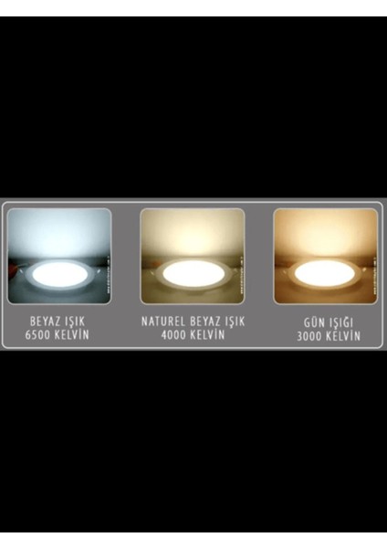 Zmr 15 Watt Slim LED Panel Armatür 6500 Beyaz Işık Yok Beyaz Işık LED 15 Watt A A'dan G'ye BA4217CE-