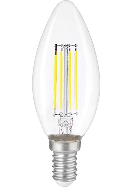 LED Ampul 6W E14 3000KGÜN Işığı Tekli Gün Işığı E14 Rustik Ampul 6 Watt Yok Cn