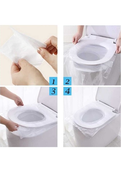 50 Adet Kullan At Klozet Örtüsü Klozet Poşeti Klozet Kapak Örtüsü Dispenseri modelleri