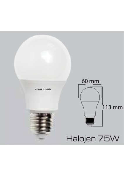 10W E27 Duylu Kırmızı Renk A60 E Enerji Tüketimi LED Ampul Ebat 113X60MM Tekli Beyaz Işık E27 LED Am modelleri