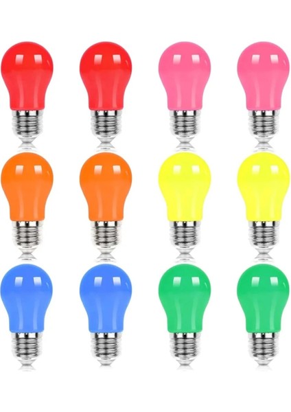 10W E27 Duylu Kırmızı Renk A60 E Enerji Tüketimi LED Ampul Ebat 113X60MM Tekli Beyaz Işık E27 LED Am indirimleri