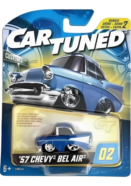 Cartuned S2 1957 Chevy Bel Air - Mavi Custom Araba