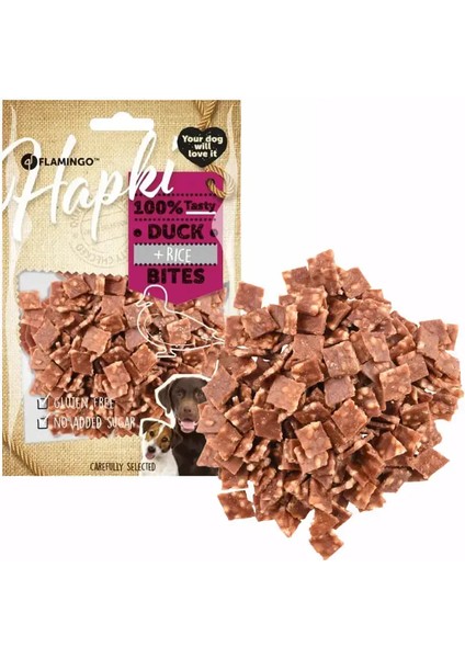 Flamingo Hapki Ördek ve Pirinçli Köpek Ödül Maması 85GR