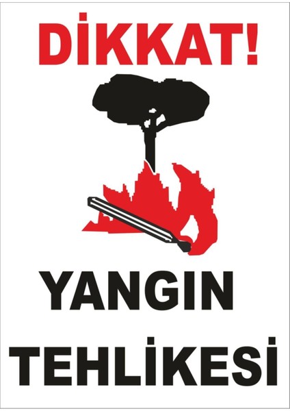 Yangın Tehlikesi Levhası