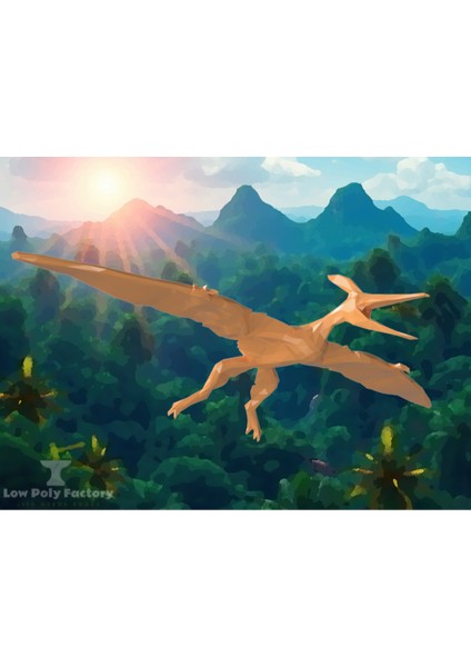 Düşük Poli Pteranodon