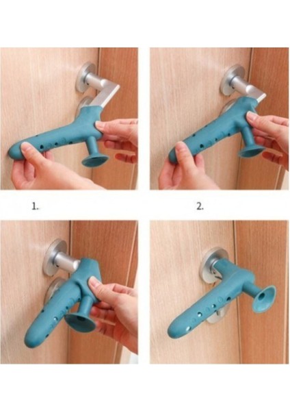 Kapı Kolu Stoperi Silikon Açık Gri Duvar Koruyucu Kapı Stoperi Kapı Çarpma Önleyici Kapı Stoper fırsatları