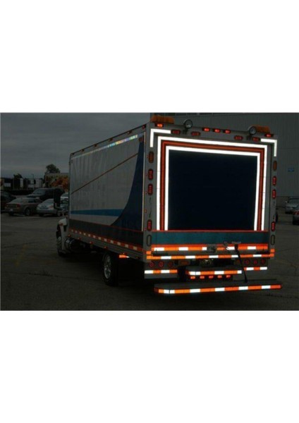 5 Metre Sarı Reflektörlü Fosforlu Şerit Bant Ikaz Bandı Hızlı Yapıştırıcı