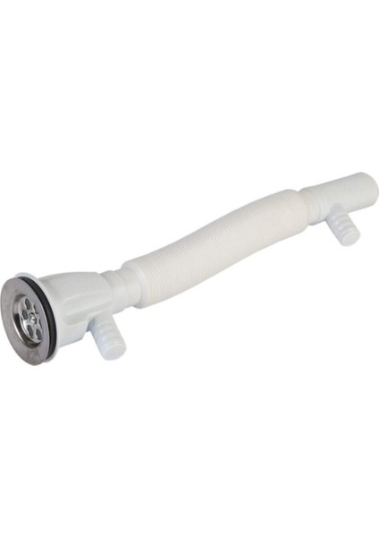 Çatallı Körüklü Lavabo Sifonu Omik Lavabo Sifonu Çift Hr