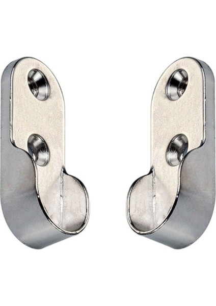 Nobel Askı Flanşı Krom Oval Dolap Elbise Askı Aparatı (2 Adet) Dolap Içi Düzenleyiciler Gri Tr fırsatları