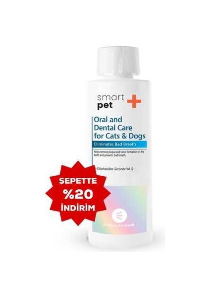 Smartpet + Oral And Dental Care Kedi ve Köpekler Için Ağız ve Diş Bakım Ürünü 250ML