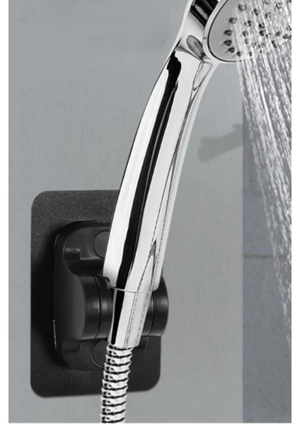 Siyah Yapışkanlı Duş Başlığı Tutucu Ayarlanabilir Duvar Sabitleme Ahize Sabitleyici Askı Mafsalı Cn fiyatları