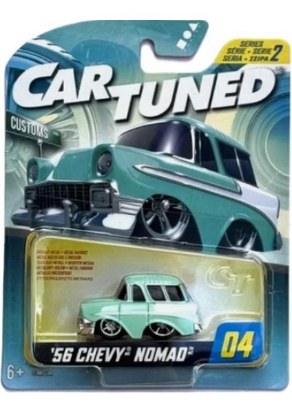 Cartuned S2 1956 Chevy Nomad - Mavi Custom Araba
