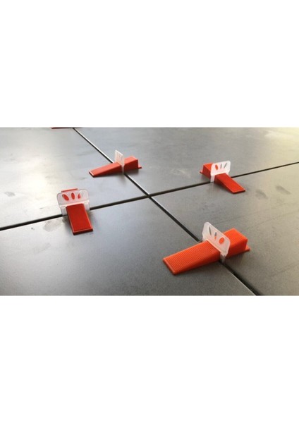 Made Fayans Seramik Seviye Tespit Derz Derz Artısı Tutucu Klipsi 2 mm (100ADET) modelleri