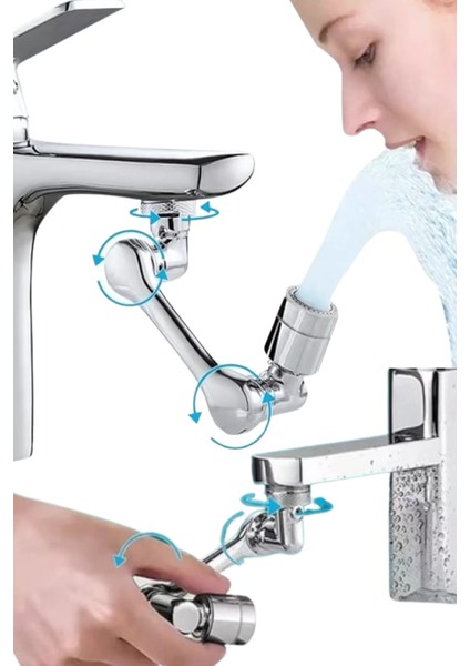 Akrobat Pratik Musluk Başlığı Çok Yönlü Hareket ile Mükemmel Temizlik 2 Yıl modelleri