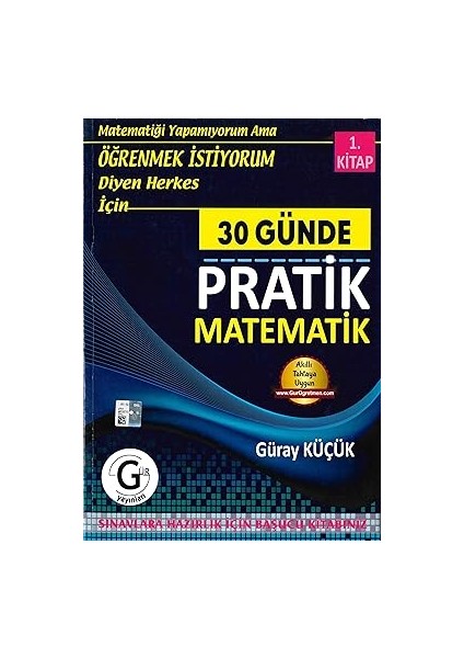 30 Günde Pratik Matematik 1.kitap + Yapışkanlı Not Kağıdı